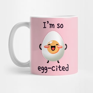 Egg-cited Mug